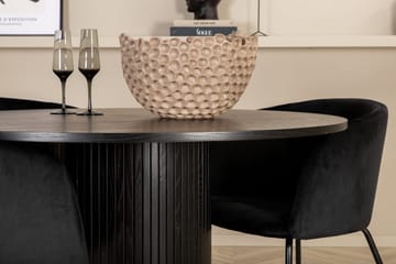 Bianca runt matbord med 4st Berit matstol - Möbler - Bord & matgrupp - Matgrupp