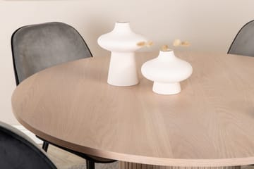 Bianca runt matbord med 4st Emma matstol - Möbler - Bord & matgrupp - Matgrupp