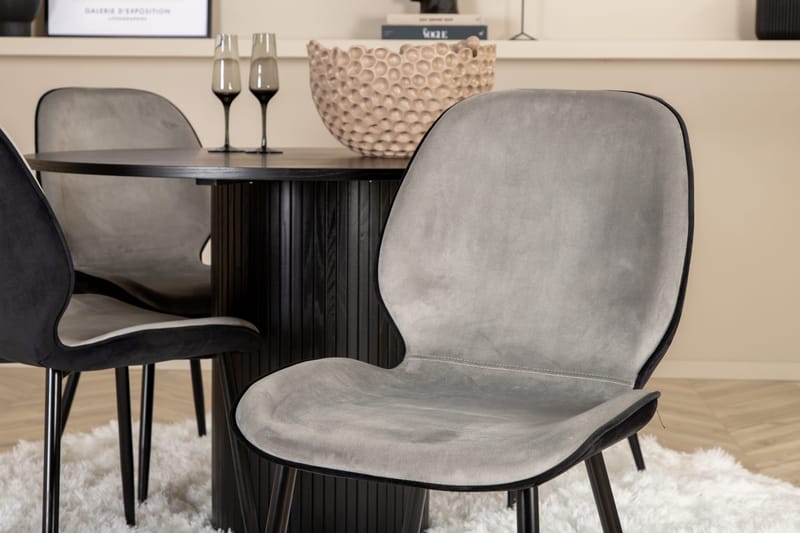 Bianca runt matbord med 4st Emma matstol - Möbler - Bord & matgrupp - Matgrupp