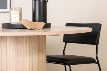 Bianca runt matbord med 4st Kenth matstol - Möbler - Bord & matgrupp - Matgrupp