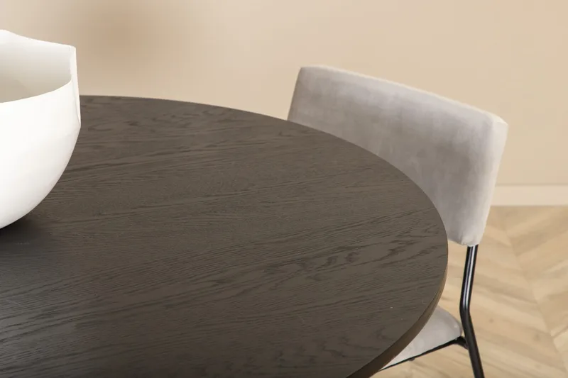 Bianca runt matbord med 4st Kenth matstol - Möbler - Bord & matgrupp - Matgrupp