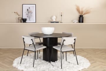 Bianca runt matbord med 4st Kenth matstol - Möbler - Bord & matgrupp - Matgrupp