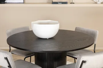 Bianca runt matbord med 4st Kenth matstol - Möbler - Bord & matgrupp - Matgrupp