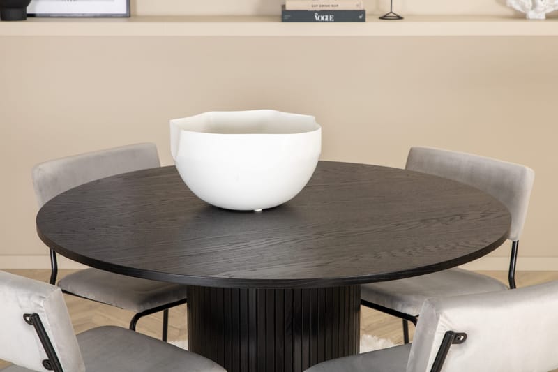 Bianca runt matbord med 4st Kenth matstol - Möbler - Bord & matgrupp - Matgrupp