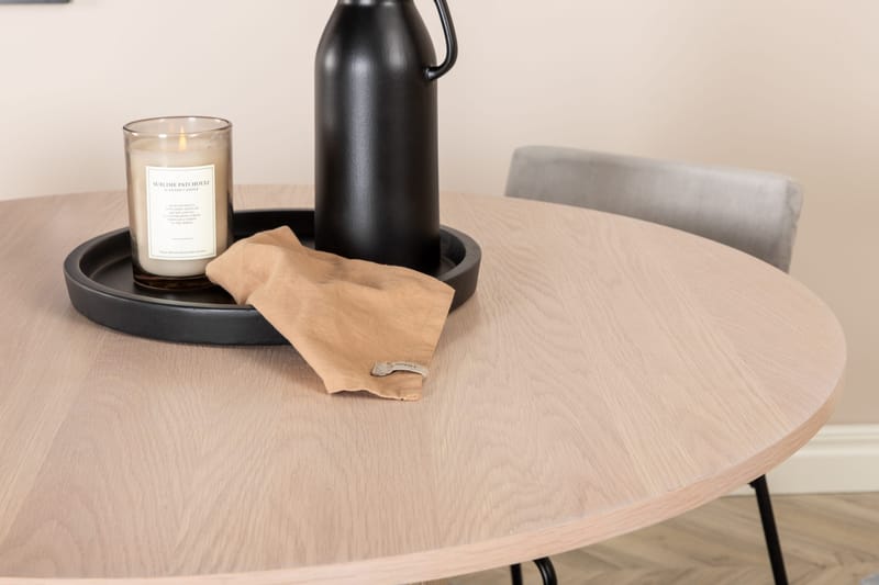 Bianca runt matbord med 4st Kenth matstol - Möbler - Bord & matgrupp - Matgrupp