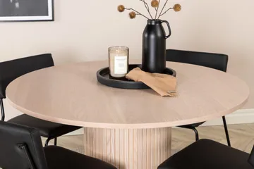 Bianca runt matbord med 4st Kenth matstol - Möbler - Bord & matgrupp - Matgrupp