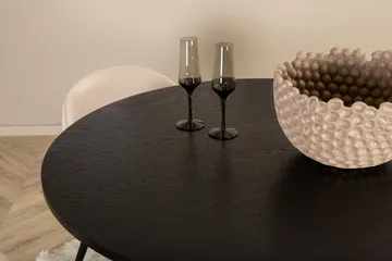 Bianca runt matbord med 4st Velvet matstol - Möbler - Bord & matgrupp - Matgrupp