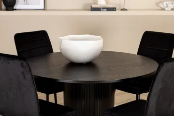 Bianca runt matbord med 4st Windu Lyx matstol - Möbler - Bord & matgrupp - Matgrupp