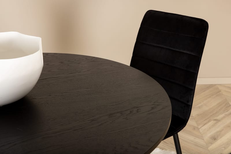 Bianca runt matbord med 4st Windu Lyx matstol - Möbler - Bord & matgrupp - Matgrupp