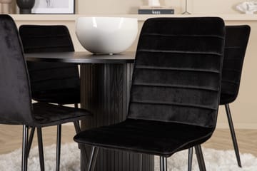 Bianca runt matbord med 4st Windu Lyx matstol - Möbler - Bord & matgrupp - Matgrupp