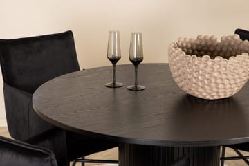 Bianca runt matbord med 4st Pippi matstol - Möbler - Bord & matgrupp - Matgrupp