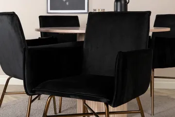 Bianca runt matbord med 4st Pippi matstol - Möbler - Bord & matgrupp - Matgrupp