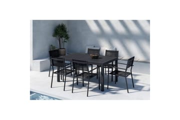 Matgrupp Capo, Copacabana - Svart - Utemöbler & utemiljö - Utegrupp - Matgrupp utomhus