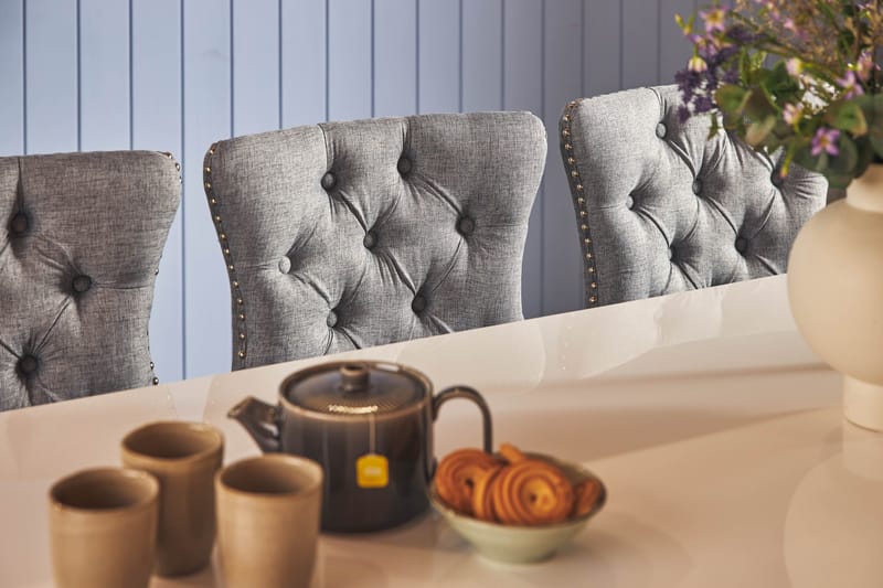 Cibus Matgrupp 180 cm inkl 6 Bergviken Stolar - Vit - Möbler - Bord & matgrupp - Matgrupp