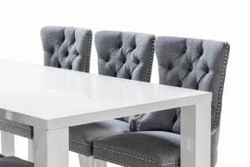 Cibus Matgrupp 180 cm inkl 6 Bergviken Stolar - Vit - Möbler - Bord & matgrupp - Matgrupp