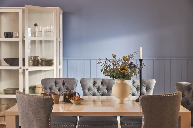 Cibus Matgrupp 180 cm inkl 6 Bergviken Stolar - Vit - Möbler - Bord & matgrupp - Matgrupp