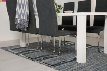 Cibus Matgrupp 180 cm med 6 Cibus Stol - Vit/Mörkgrå - Möbler - Bord & matgrupp - Matgrupp