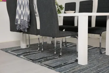 Cibus Matgrupp 180 cm med 6 Cibus Stol - Vit/Mörkgrå - Möbler - Bord & matgrupp - Matgrupp