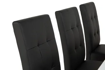 Cibus Matgrupp 180 cm med 6 Viktor Stol - Vit/Svart - Möbler - Bord & matgrupp - Matgrupp