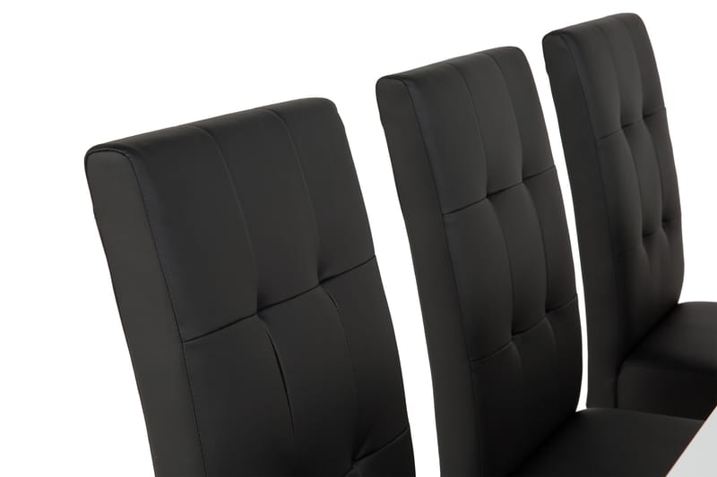 Cibus Matgrupp 180 cm med 6 Viktor Stol - Vit/Svart - Möbler - Bord & matgrupp - Matgrupp