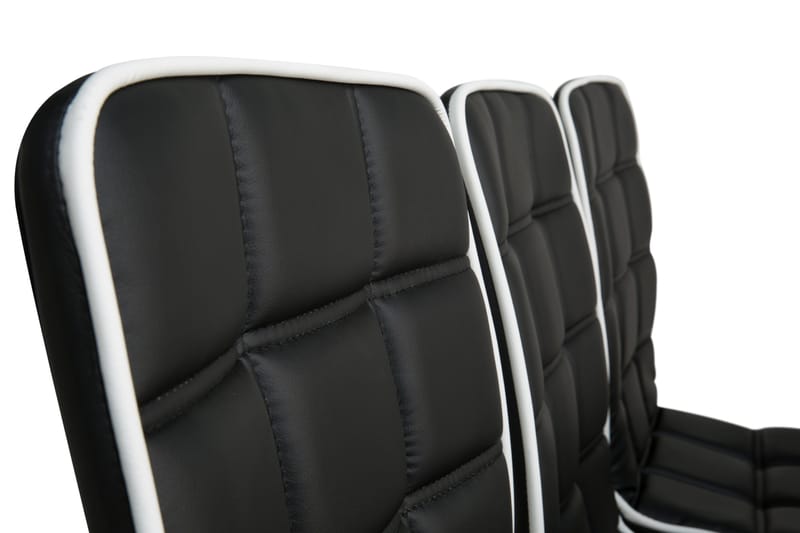 Cibus Matgrupp med 6 st Frida Stolar - Vit/Svart - Möbler - Bord & matgrupp - Matgrupp