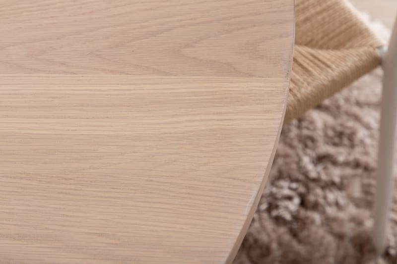 Matgrupp Cinaba 100 cm Rund inkl 4 Tommy Stolar - Beige/Vit - Matgrupp