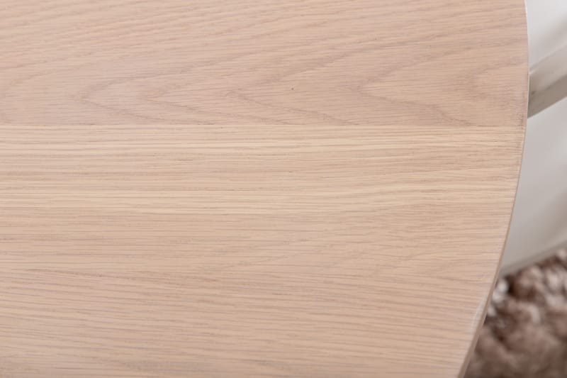 Matgrupp Cinaba 110 cm Rund inkl 4 Sturla Stolar - Beige/Vit - Matgrupp