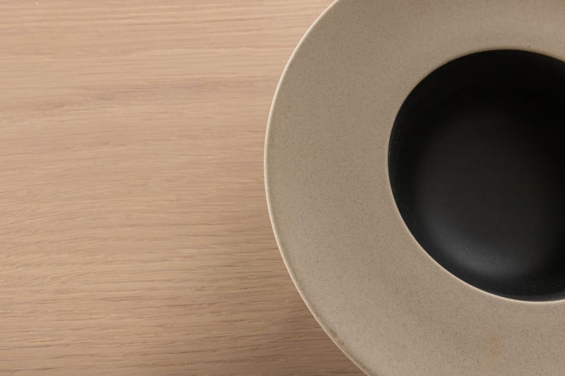 Matgrupp Cinaba 200 cm Oval inkl 4 Beraid Stolar - Beige/Svart - Matgrupp