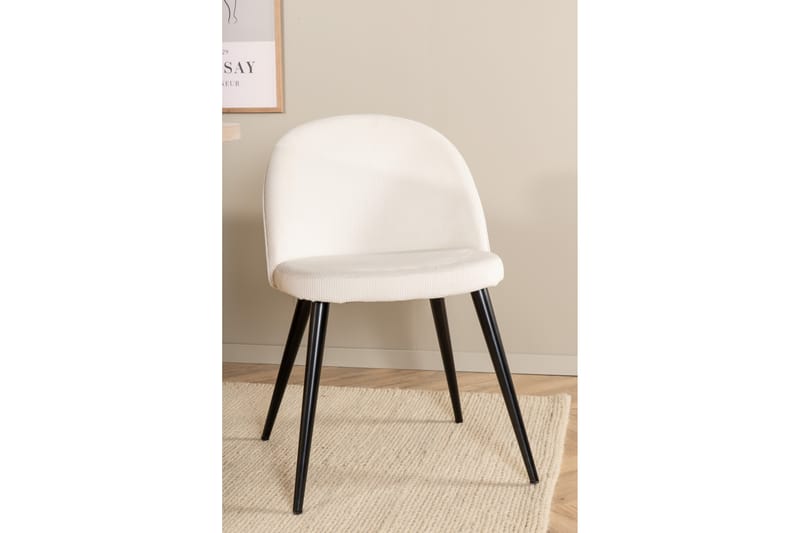 Matgrupp Cinaba 200 cm Oval inkl 4 Chantor Manchesterstolar - Beige/Svart/Beige - Matgrupp
