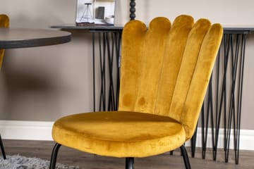 Copenhagen Matgrupp med 4 Limhamn Matstolar Gul - Furniture Fashion - Möbler - Bord & matgrupp - Matgrupp