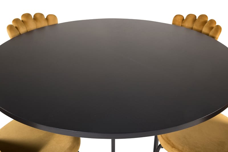 Copenhagen Matgrupp med 4 Limhamn Matstolar Gul - Furniture Fashion - Möbler - Bord & matgrupp - Matgrupp