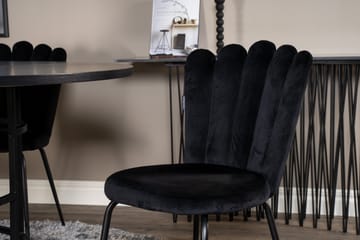 Copenhagen Matgrupp med 4 Limhamn Matstolar Svart - Furniture Fashion - Möbler - Bord & matgrupp - Matgrupp