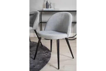 Copenhagen Matgrupp med 6 Valerie Matstolar Manchester Grå/S - Furniture Fashion - Möbler - Bord & matgrupp - Matgrupp