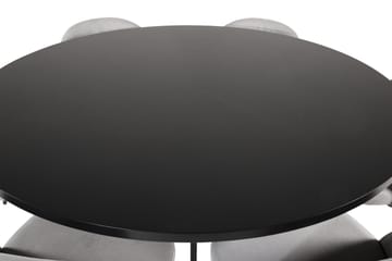 Copenhagen Matgrupp med 6 Valerie Matstolar Manchester Grå/S - Furniture Fashion - Möbler - Bord & matgrupp - Matgrupp