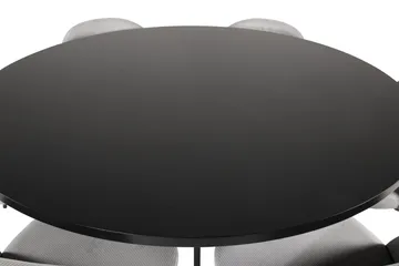 Copenhagen Matgrupp med 6 Valerie Matstolar Manchester Grå/S - Furniture Fashion - Möbler - Bord & matgrupp - Matgrupp