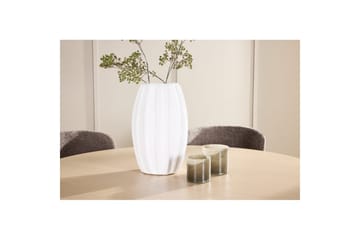 Matgrupp Copenhagen Runt 140 cm med 6st Astoria Stolar Vit / Beige, Brun - Vit / Beige, Brun - Möbler - Bord & matgrupp - Matgrupp