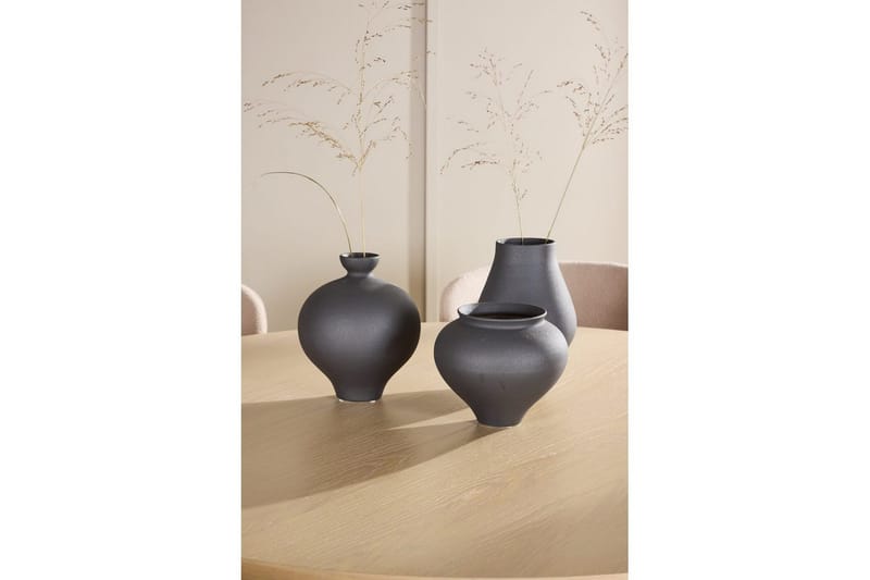 Matgrupp Copenhagen Runt 140 cm med 6st Astoria Stolar Vit / Svart, Beige - Vit / Svart, Beige - Möbler - Bord & matgrupp - Matgrupp