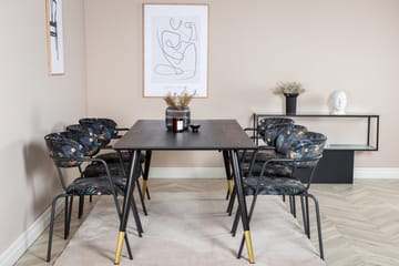 Daicy Matbord 180 cm med 6 st Arcarazo Fåtölj - Möbler - Bord & matgrupp - Matgrupp