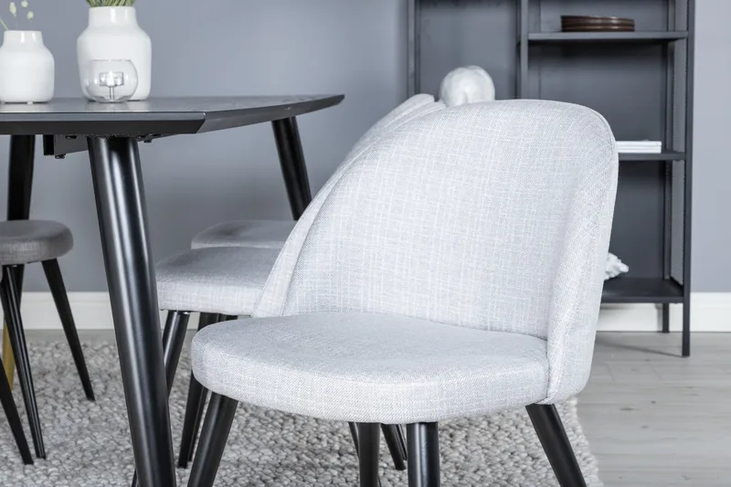 Daicy Matbord 180 cm med 6 st Sedavi Matstol - Möbler - Bord & matgrupp - Matgrupp