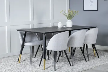 Daicy Matbord 180 cm med 6 st Sedavi Matstol - Möbler - Bord & matgrupp - Matgrupp