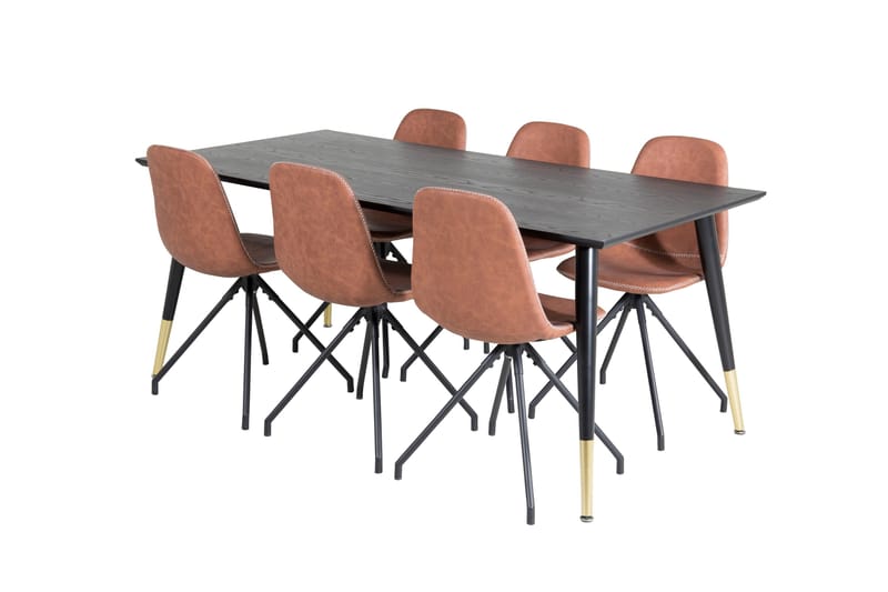 Daicy Matbord 180 cm med 6 st Ypas Matstol