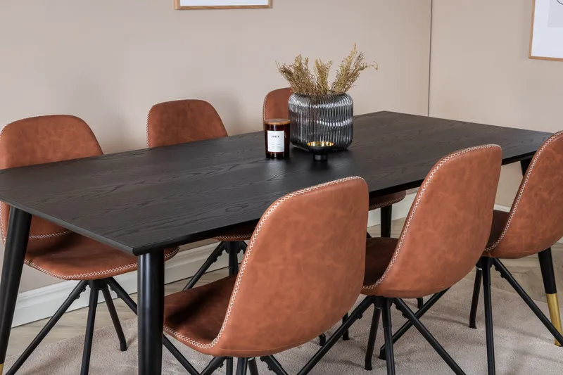 Daicy Matbord 180 cm med 6 st Ypas Matstol - Möbler - Bord & matgrupp - Matgrupp