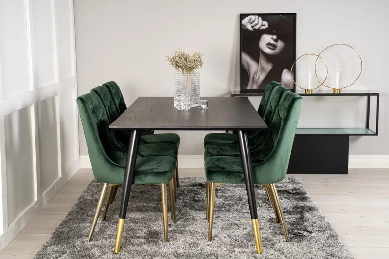 Daicy Matgrupp 180 cm + 6 st Valerie Matstolar