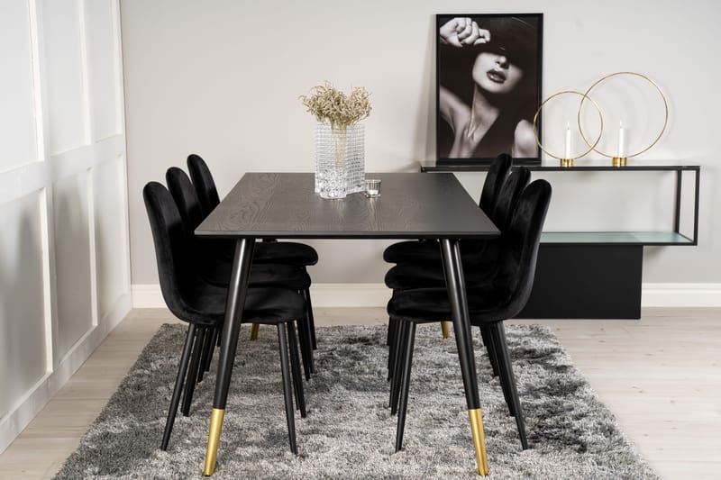 Daicy Matgrupp 180 cm + 6 st Pontus Matstolar - Möbler - Bord & matgrupp - Matgrupp