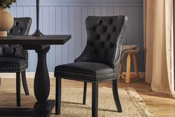 Dijon Matgrupp 200 cm inkl 6 Bergviken Stolar Konstläder - Brun - Möbler - Bord & matgrupp - Matgrupp