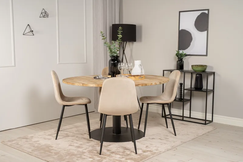 Ezra Matgrupp 198 cm med 4 Pontus Stolar - Möbler - Bord & matgrupp - Matgrupp