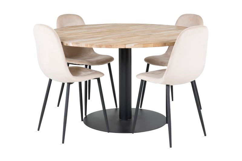 Ezra Matgrupp 198 cm med 4 Pontus Stolar