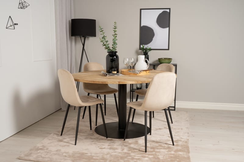 Ezra Matgrupp 198 cm med 4 Pontus Stolar - Möbler - Bord & matgrupp - Matgrupp