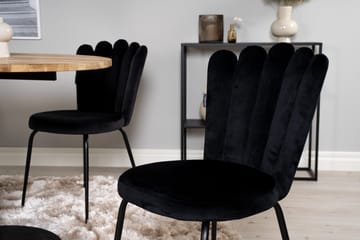 Ezra Matgrupp med 4 Limhamn Matstolar Svart - Furniture Fashion - Möbler - Bord & matgrupp - Matgrupp