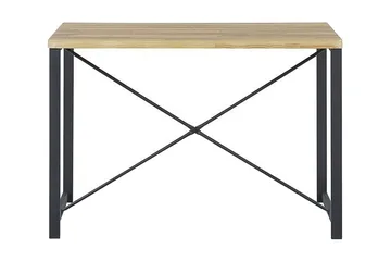 Flixton Matgrupp 110 cm Inkl 2 stolar + Bänk - Ljusbrun/Svart - Möbler - Bord & matgrupp - Matgrupp